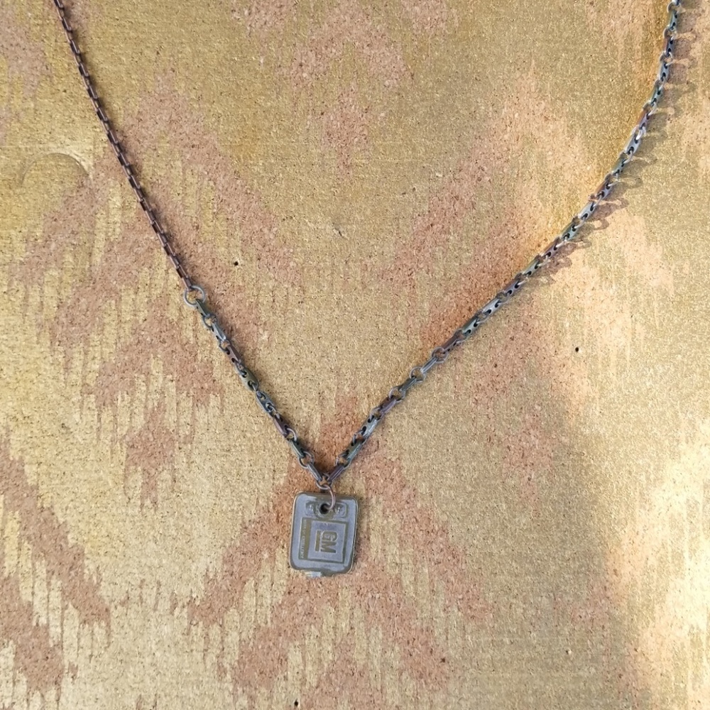 Vintage car key necklace